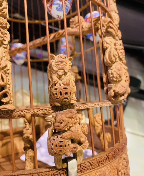 Lồng Khoen Thái Tử Tre - Tích Cửu Lân Sư
