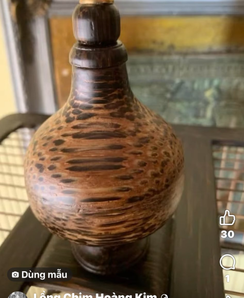 Lồng Chim Hút Mật - Gỗ Đùng Đình