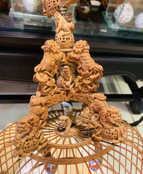 Lồng Khoen Thái Tử Tre - Tích Cửu Lân Sư