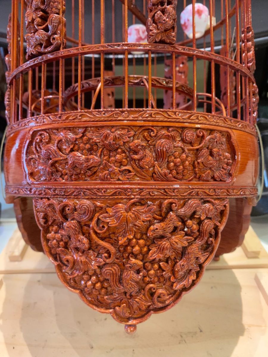 lồng chim trang trí sân vườn