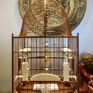 Lồng Chim Mái Vòm A Hoa - Tích Đỏ Đen